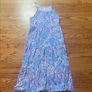 Lilly Pulitzer Pink and Blue Kids Dress